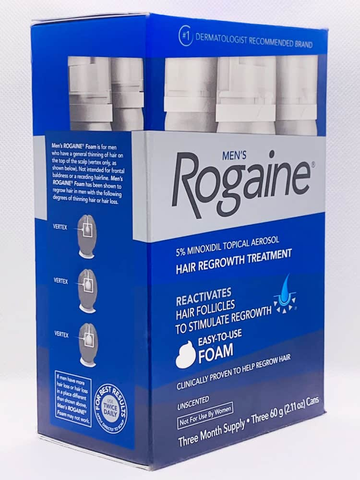 Bọt mọc tóc dành cho nam Men’s Rogaine Minoxidil 5% Set Foam