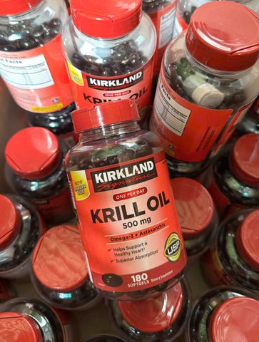 Viên Uống Dầu Nhuyễn Thể Omega 3 Krill Oil 500mg 180 viên