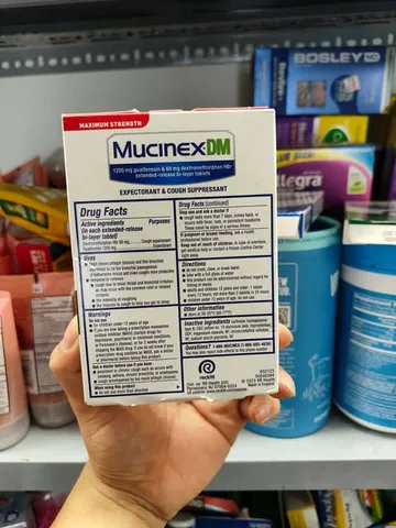 Viên uống giảm ho long đờm Mucinex DM Maximum Strength  650051