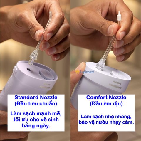 Máy tăm nước không dây Philips Sonicare Compact Flosser 1000