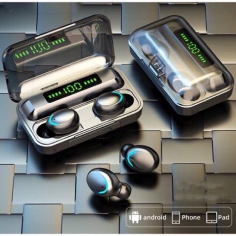 Tai Nghe Bluetooth F9 -5 Sử Dụng Chip Bluetooth 5.0 Mạnh Mẽ