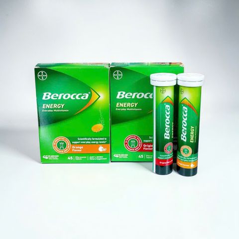 Viên Sủi Berocca Energy Úc Bổ Sung Vitamin Khoáng Chất Thiết Yếu