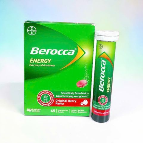 Viên Sủi Berocca Energy Úc Bổ Sung Vitamin Khoáng Chất Thiết Yếu