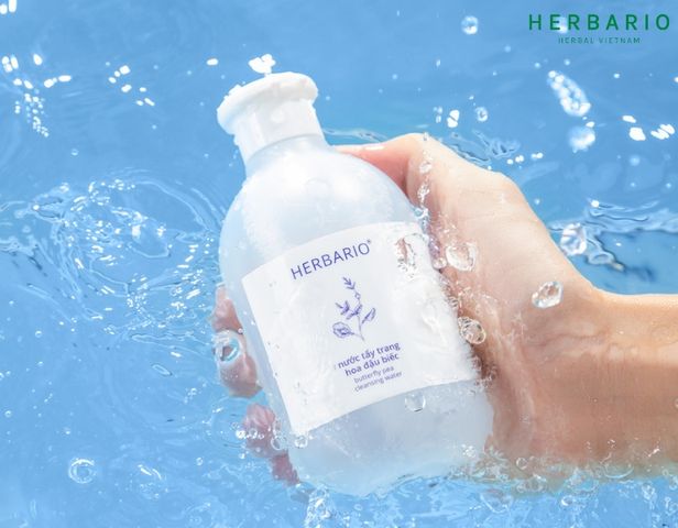 Nước tẩy trang Hoa Đậu Biếc Herbario 300ml thuần chay