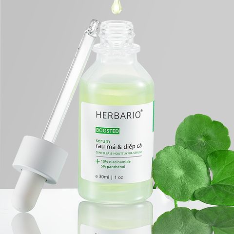Serum Rau má & Diếp cá Herbario 30ml sạch mụn, thuần chay