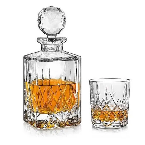  Bộ Bình Rượu Pha Lê Bohemia Whiskey Brixton