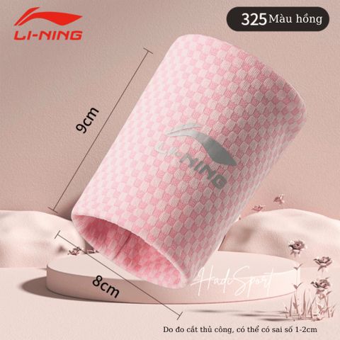 Vòng tay lau mồ hôi lạnh khăn thể thao lạnh Lining cao cấp giúp giảm nhiệt nhanh chóng mã LDER325