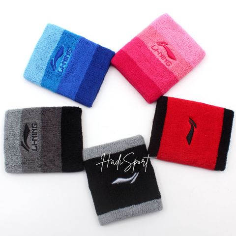 Băng bảo vệ cổ tay LI-NING băng tay cầu lông thấm hút mồ hôi khi chơi thể thao