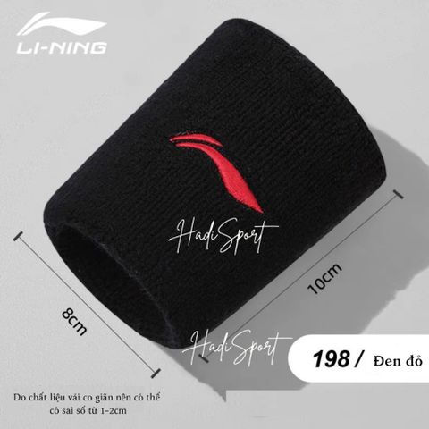 Băng bảo vệ cổ tay LI-NING băng tay cầu lông thấm hút mồ hôi khi chơi thể thao