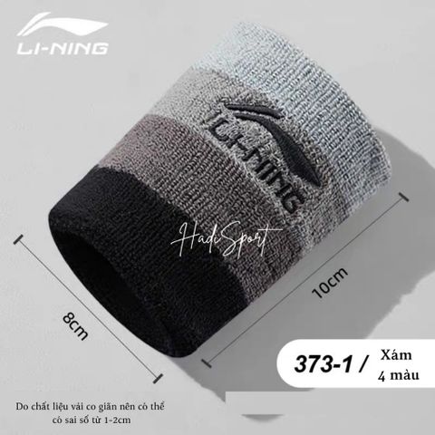 Băng bảo vệ cổ tay LI-NING băng tay cầu lông thấm hút mồ hôi khi chơi thể thao