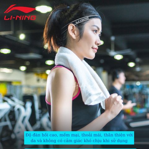 Băng đô thể thao Lining mỏng nhẹ, thoáng khí, ngăn mồ hôi, độ đàn hồi cao mã LDEP355
