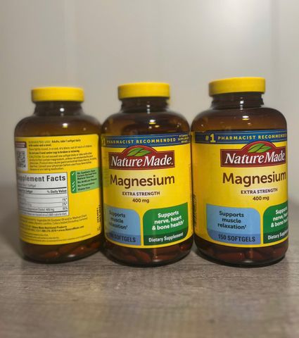 Viên uống Nature Made bổ sung Magnesium 400mg 150 viên