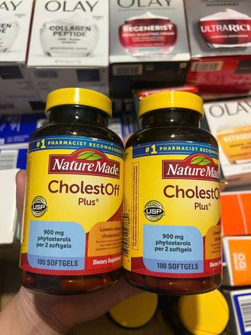 Viên Giảm Cholesterol Nature Made CholestOff Plus Mỹ 100 viên