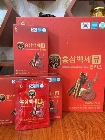 Nước Hồng Sâm Nhung Hươu Linh Chi Q Plus 30 Gói – bổ sung dinh dưỡng