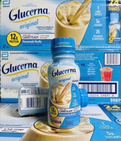 Sữa Nước Abbott Glucerna 24 Chai x 237ml – bổ sung dinh dưỡng tiện lợi