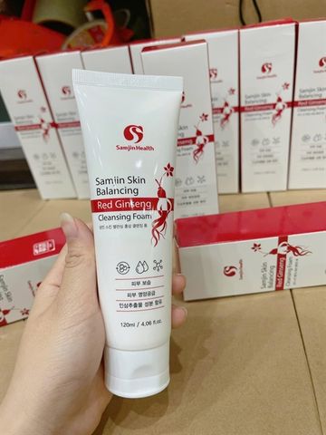 Sữa rửa mặt sâm Samjin Skin Balancing 100ml sạch da