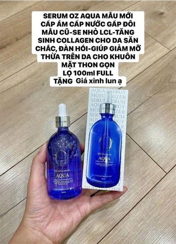 Serum OZ Filler Aqua 100ml cấp ẩm da