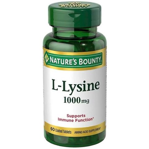 Viên uống Nature’s Bounty L-Lysine 120 viên hỗ trợ cơ thể