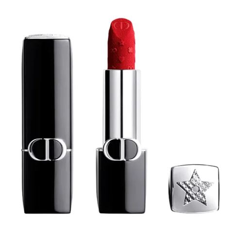 (Cao cấp)Son Lì Dior Rouge Dior Couture Lipstick Velvet Limited Edition New Years 2026 Màu 808 Red Dream Đỏ Hồng Chính hãng