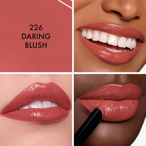 (Cao cấp)Son Môi Dior Rossetti Rouge Dior On Stage Slim Lipstick (226 Daring Blush) Màu Hồng Đỏ Chính hãng
