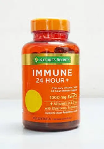 Viên uống tăng hệ miễn dịch Immune 24 Hour+ 120 viên của Nature Bounty