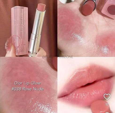 (Fullbox) Son dưỡng Dior Lip Glow màu 038 dưỡng môi tự nhiên