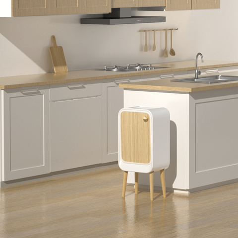 Thùng rác cảm biến ELPHECO mở hai cánh có chân 20L