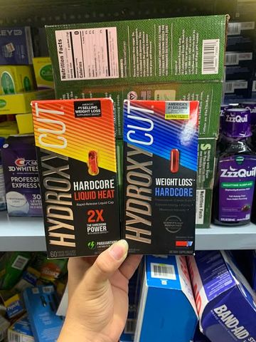 Viên Uống Giảm Cân Hydroxycut Hardcore - Đốt Mỡ, Tăng Năng Lượng, 60 Viên Hỗ Trợ Giảm Cân Hiệu Quả, Tăng Cường Thể Lực 650896