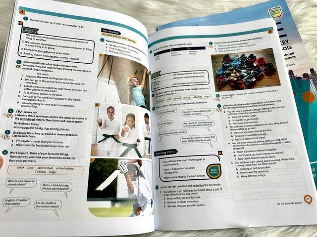 Complete key for schools A2 - 2 cuốn SB+WB luyện KET - Có file nghe