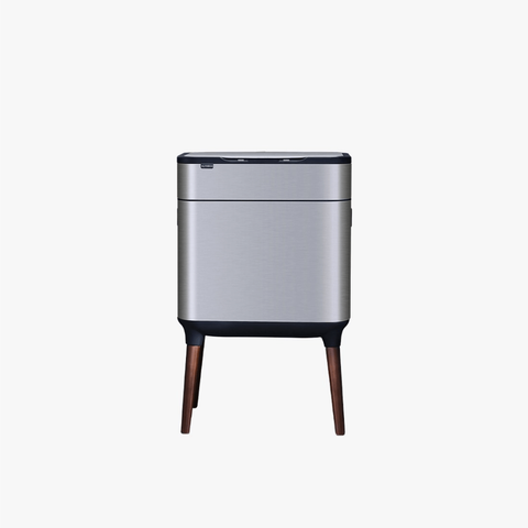 Thùng rác cảm ứng ELPHECO nắp inox 20 L có thùng rác rời bên trong, có chân & khử mùi ozone