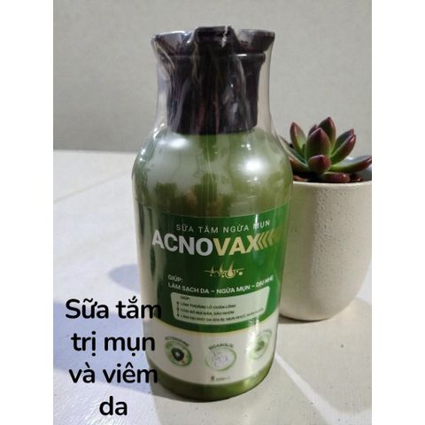 Sữa tắm ACNOVAX chai 250 ml giảm mụn ,mẩn ngứa, mụn nhọt, thoáng lỗ chân lông,sạch nhờn nguồn gốc thảoo dượcc