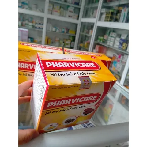 Pharvicare hộp 10 vỉ ×10viên bổ sung vitamin và khoáng chất , bồi bổ sức khỏe giúp ăn ngon,tăng cường sức đề kháng