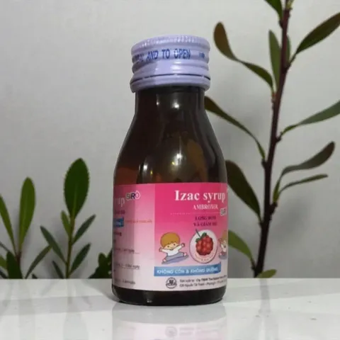 Siro ho Izac Syrup Chai 60ml – Hỗ Trợ Giảm Ho long đờm Tiêu Chất Nhầy Đường Hô Hấp
