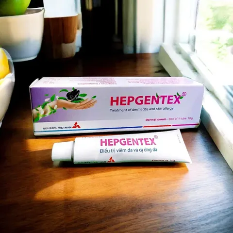 Kem chăm sóc da Hepgentex tuýp 10g