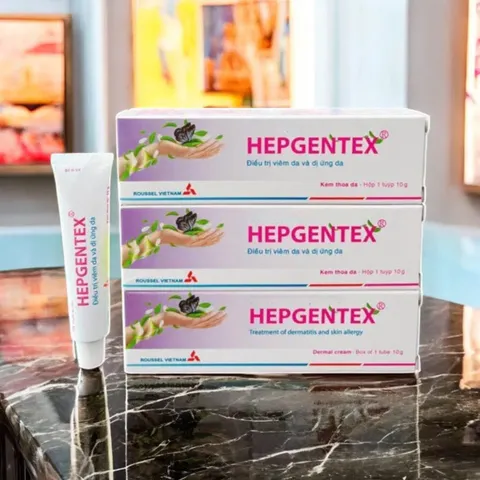 Kem chăm sóc da Hepgentex tuýp 10g