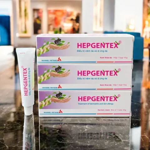 Kem chăm sóc da Hepgentex tuýp 10g