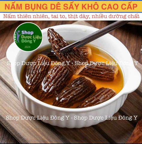 Nấm Bụng Dê Khô 20GRAM - Nguyên Liệu Nấu Canh Hầm Bổ Dưỡng, Sạch Tự Nhiên, Giàu Dinh Dưỡng cho Sức Khỏe