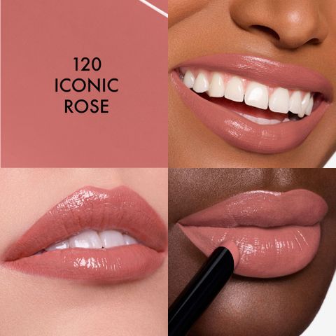 (Màu 120 Hồng Nude) Son Dưỡng Môi Dior Rouge Dior On Stage Lipstick 120 Iconic Rose Chính Hãng 740878