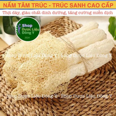 Nấm Tâm Trúc Sấy Khô 100g - Nấm Trúc Sanh, Nấm Nữ Hoàng, Nấm Măng Thượng Hạng, Dinh Dưỡng Tăng Cường Miễn Dịch
