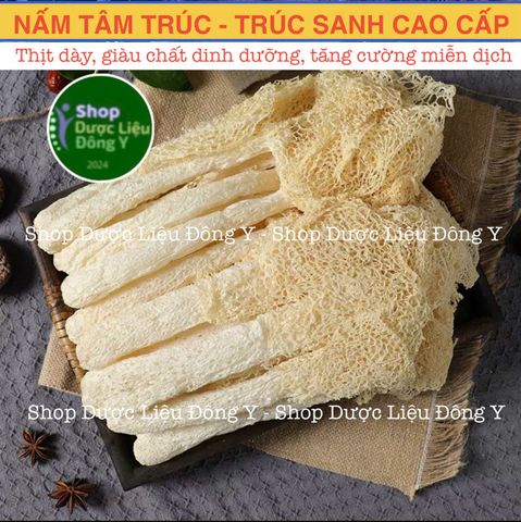Nấm Tâm Trúc Sấy Khô 100g - Nấm Trúc Sanh, Nấm Nữ Hoàng, Nấm Măng Thượng Hạng, Dinh Dưỡng Tăng Cường Miễn Dịch
