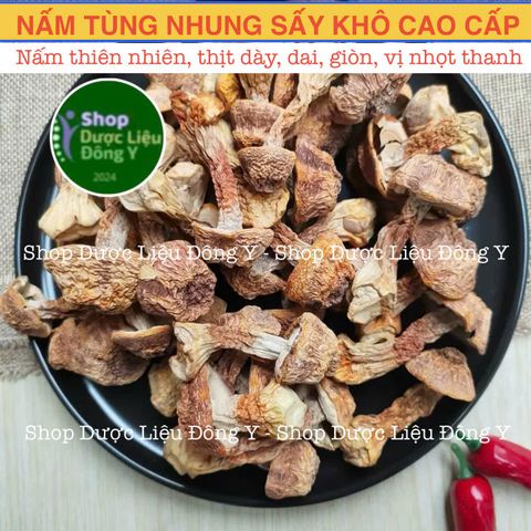 Nấm Tùng Nhung Khô 100g - Nấm Quý Tự Nhiên Dùng Trong Canh, Lẩu, Giúp Phục Hồi Sức Khỏe, An Toàn Vệ Sinh Thực Phẩm