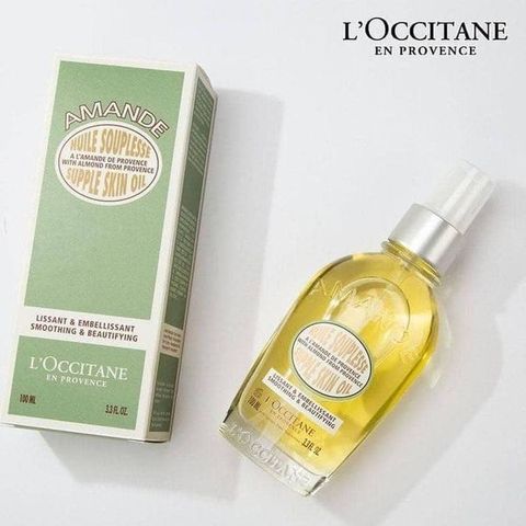 (Chai 100ml) Tinh dầu hạnh nhân L'Occitane Almond Supple Skin Oil Chính Hãng