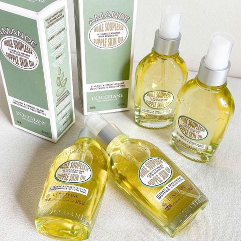 (Chai 100ml) Tinh dầu hạnh nhân L'Occitane Almond Supple Skin Oil Chính Hãng