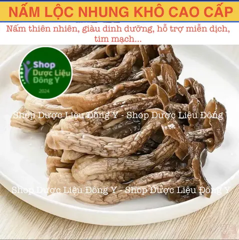 Nấm Lộc Nhung Thiên Nhiên Sấy Khô Cao Cấp