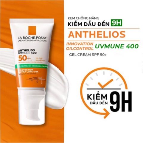 (Chai 50ml) Kem Chống Nắng La Roche Posay Anthelios UVMUNE 400 Gel – Cream SPF50 Chính Hãng