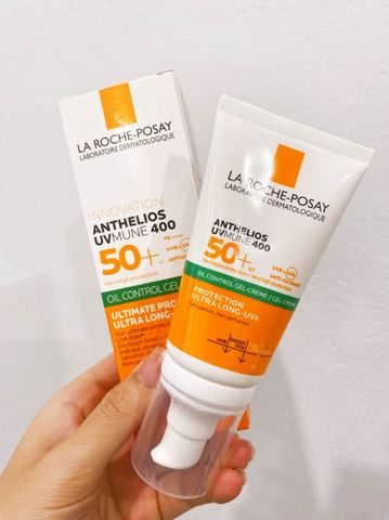 (Chai 50ml) Kem Chống Nắng La Roche Posay Anthelios UVMUNE 400 Gel – Cream SPF50 Chính Hãng