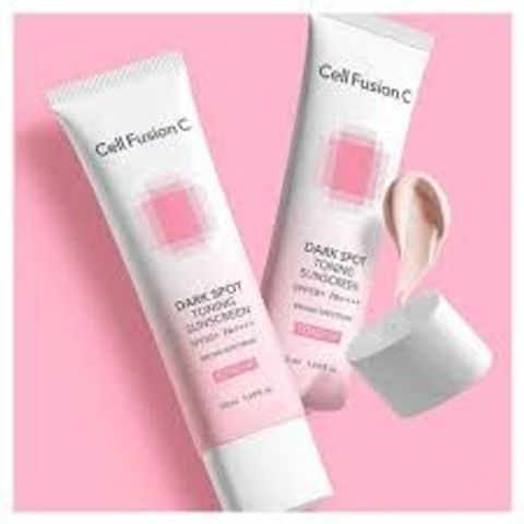 (Chai 50ml) Kem Chống Nắng Nâng Tone Cell Fusion C Dark Spot Toning Sunscreen SPF50+ PA++++ Chính Hãng
