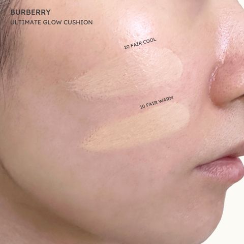 (Màu 10) Phấn Nước Burberry Ultimate Glow Cushion Tone 10 Fair Warm, 15g Chính Hãng