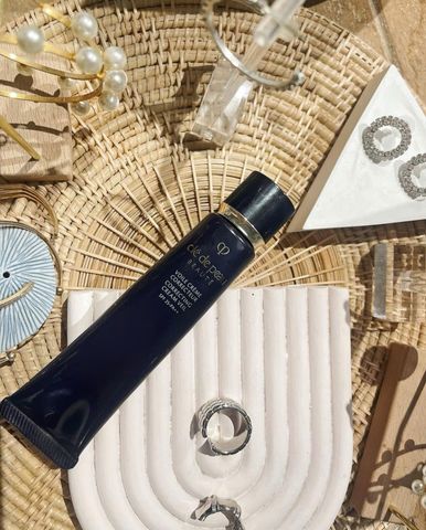 (2 Sản Phẩm) Set Kem Chống Nắng Và Kem Lót Clé De Peau Beaute UV Protection Cream SPF 50g + Voile Creme Correcteur 40g Chính Hãng