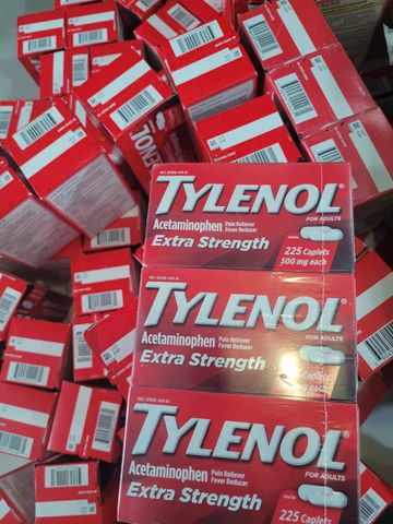 Tylenol 225v/325v/100 viên 500mg hàng Mỹ chính hãng